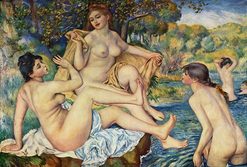 Pierre-Auguste Renoir The Large Bathers, Germany oil painting art